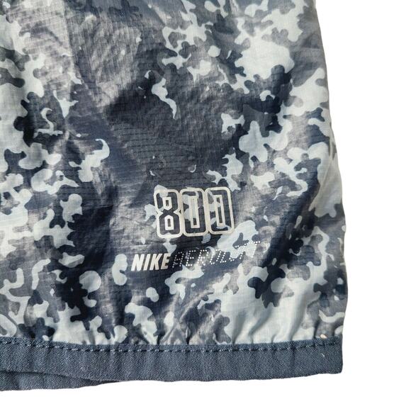 Nike Women’s Aeroloft 800 Blue Gray Camouflage Full Zip Puffer Vest Size Large - Picture 6 of 10